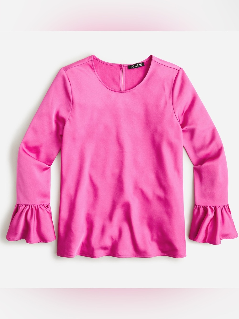 J. Crew WINTER GARDEN SATIN TOP